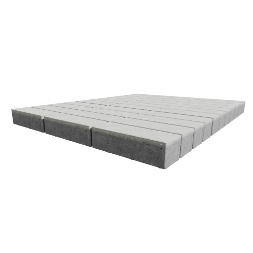 Прямоугольник 300х100х80мм, микрофаска, белый, гладкая